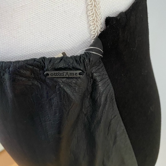 NWT Otto D’ame Leather Pencil skirt - Picture 3 of 8